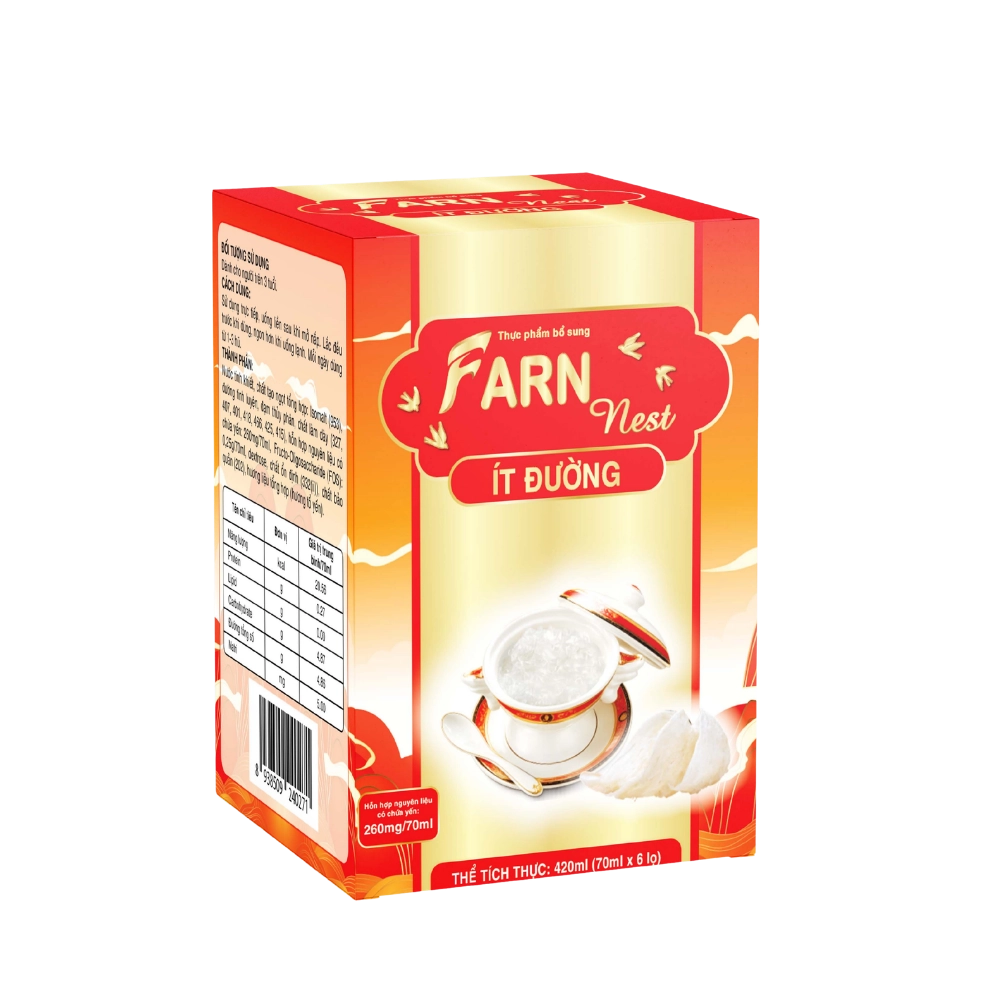 Hộp 70ml Farn Nest Ít đường