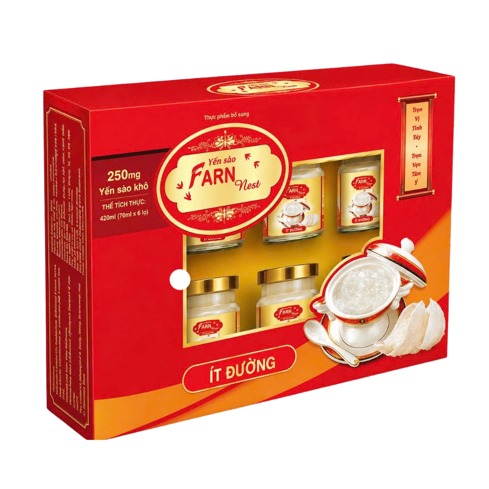 Hộp quà Yến Sào Farn Nest Ít Đường