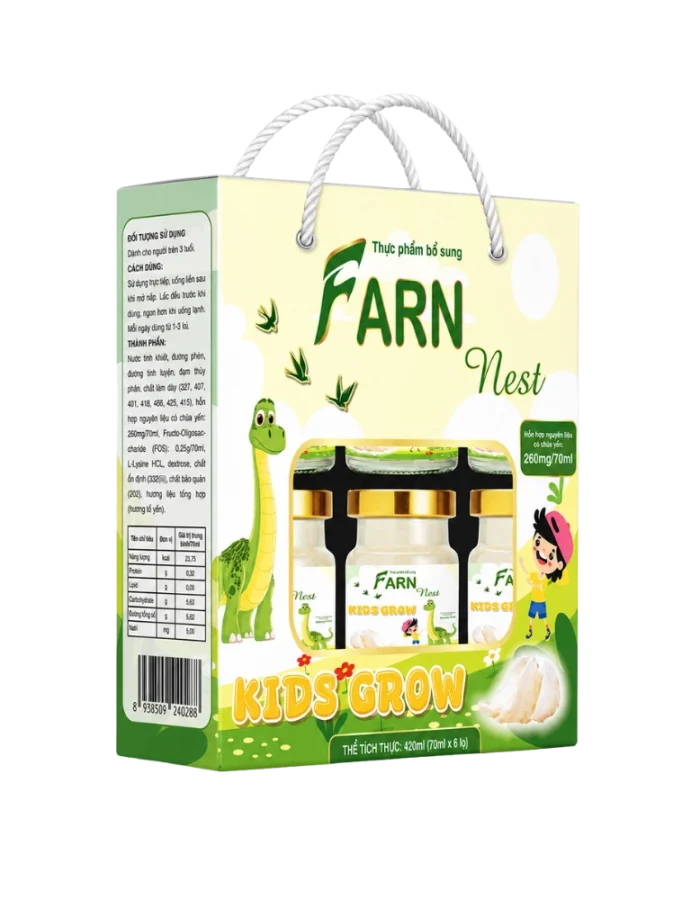 Lốc Xách Yến sào Farn Nest KIDS GROW