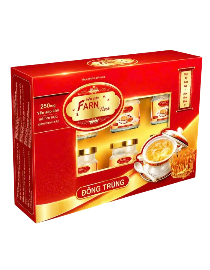 Hộp Quà Yến Sào Farn Nest Đông Trùng