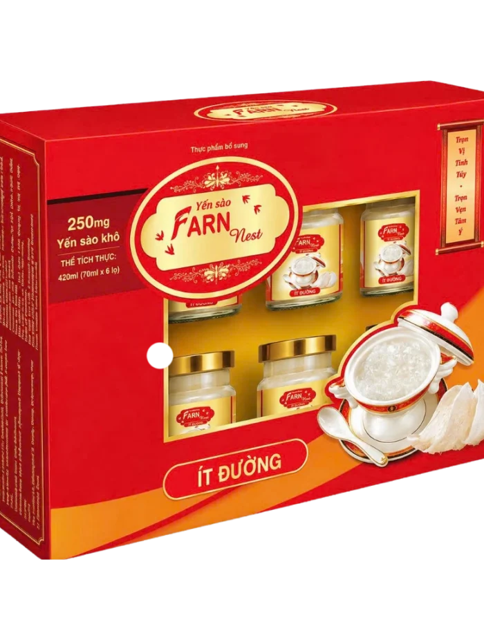 Hộp quà Yến Sào Farn Nest Ít Đường
